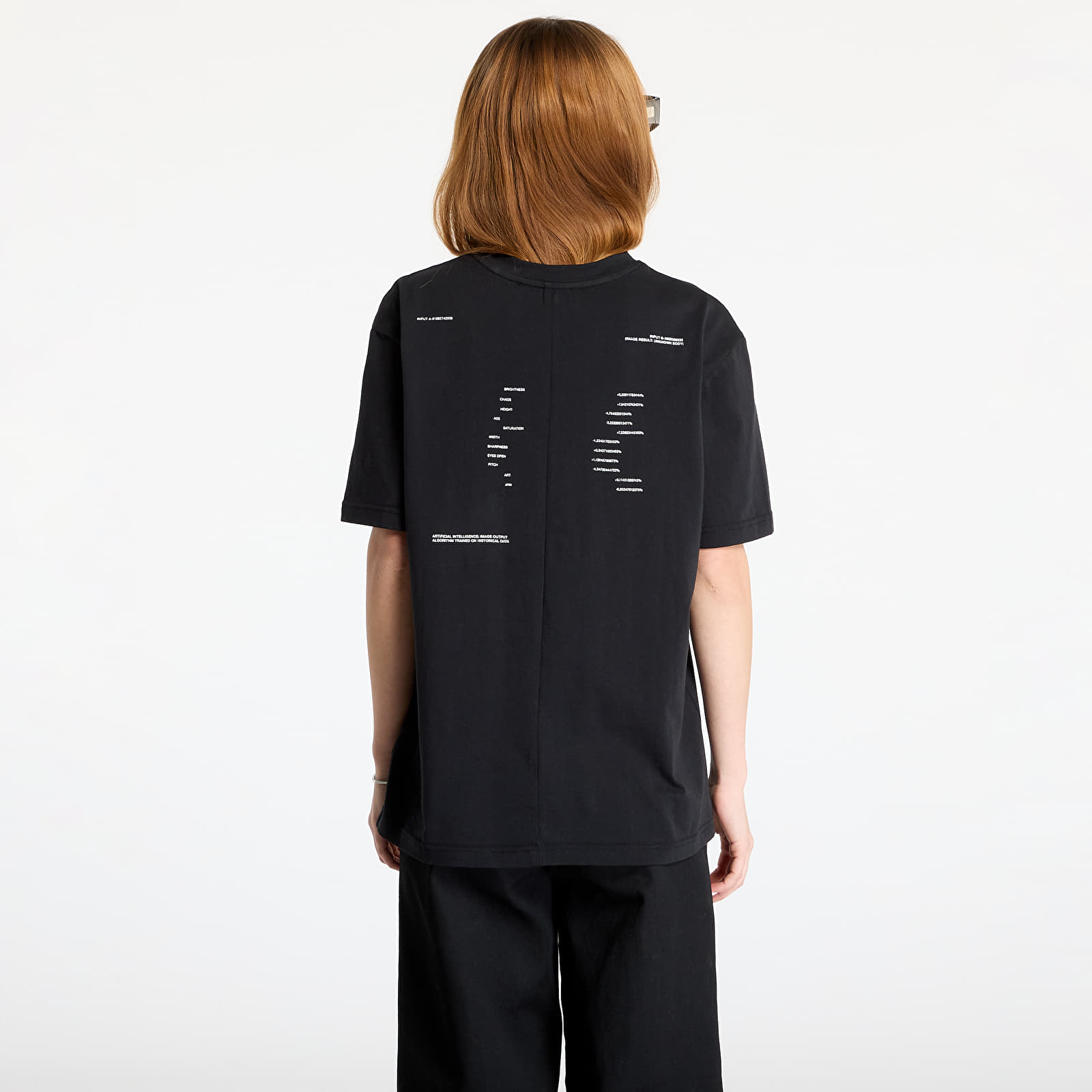 Koszulki HELIOT EMIL Ai Generated Print T-Shirt Black