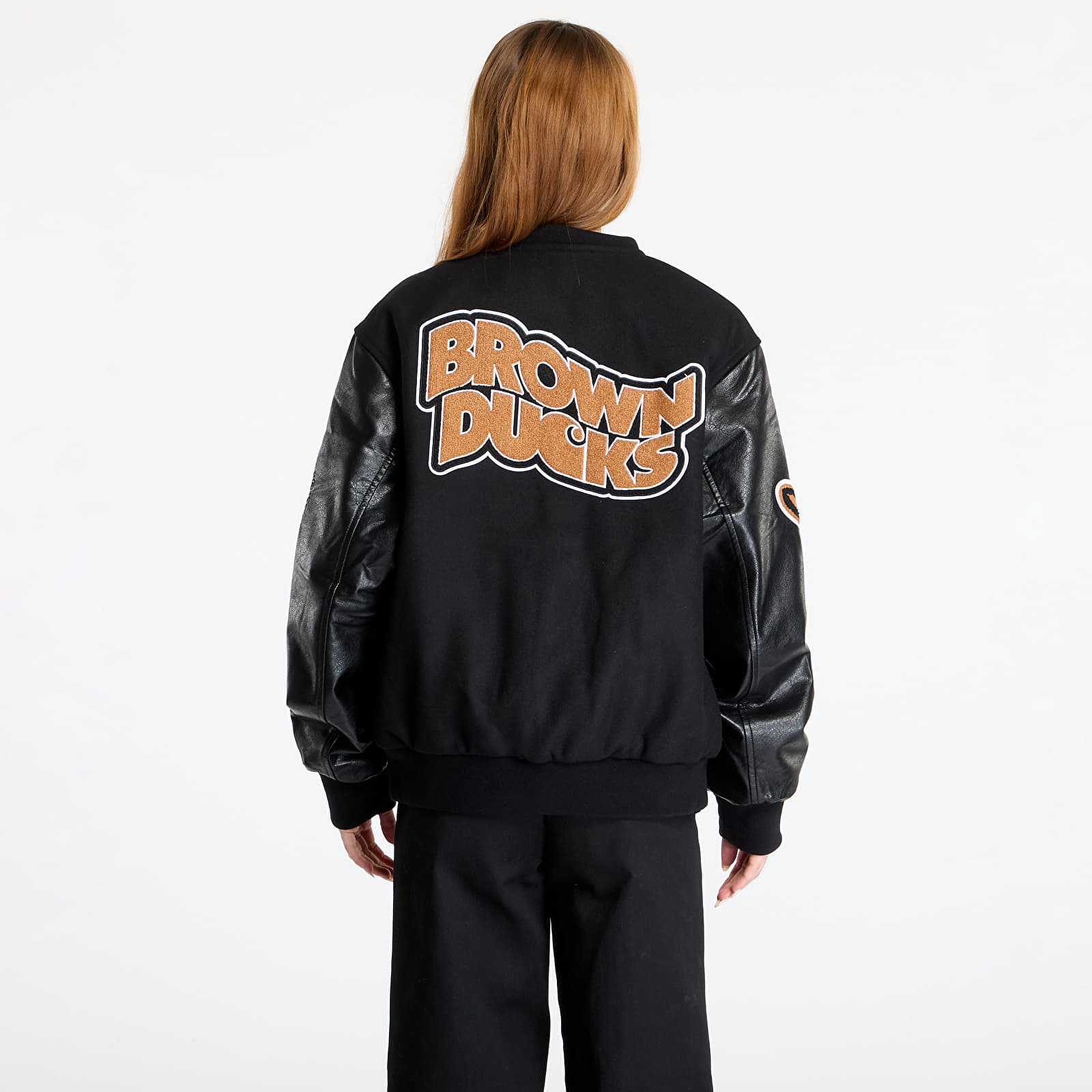 Jakker for menn Carhartt WIP Brown Ducks Bomber UNISEX Black/ Black