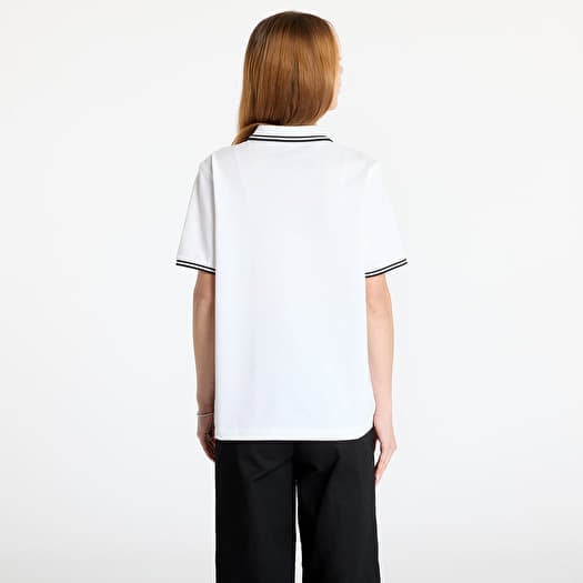 トップス FRED PERRY ORIGINAL TWIN TIPPED POLO Koszulki FRED PERRY Twin Tipped Polo Shirt White | Footshop