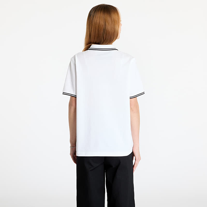 FRED PERRY Twin Tipped Polo Shirt White | Footshop