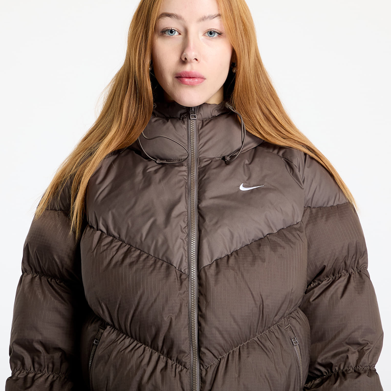 Jacheta Nike Sportswear Windpuffer Women\'s Storm-FIT Loose Puffer Jacket Ironstone/ White - 1 | YEO