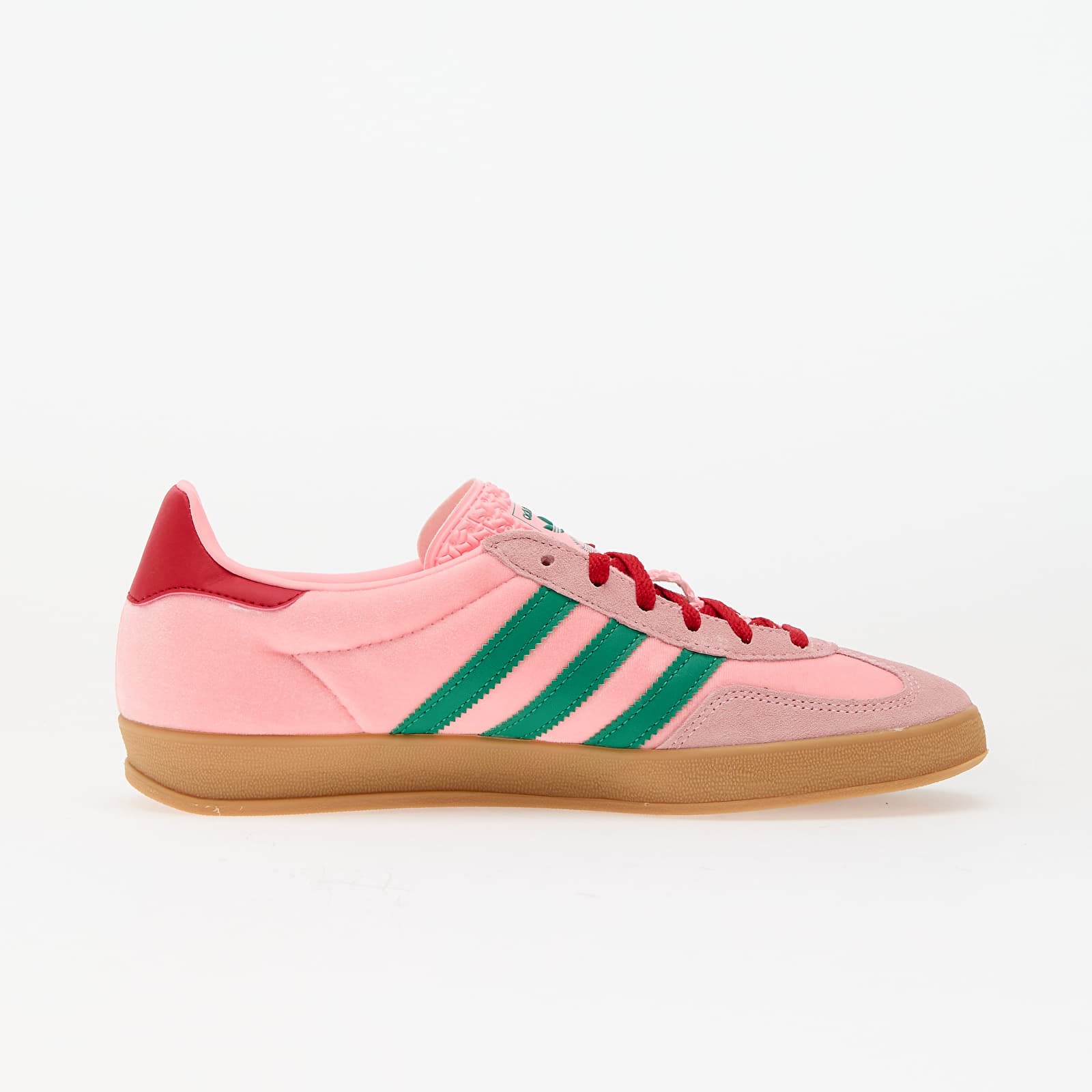 Frauen adidas Gazelle Indoor W Court Green/ Glow Pink/ Gum 3