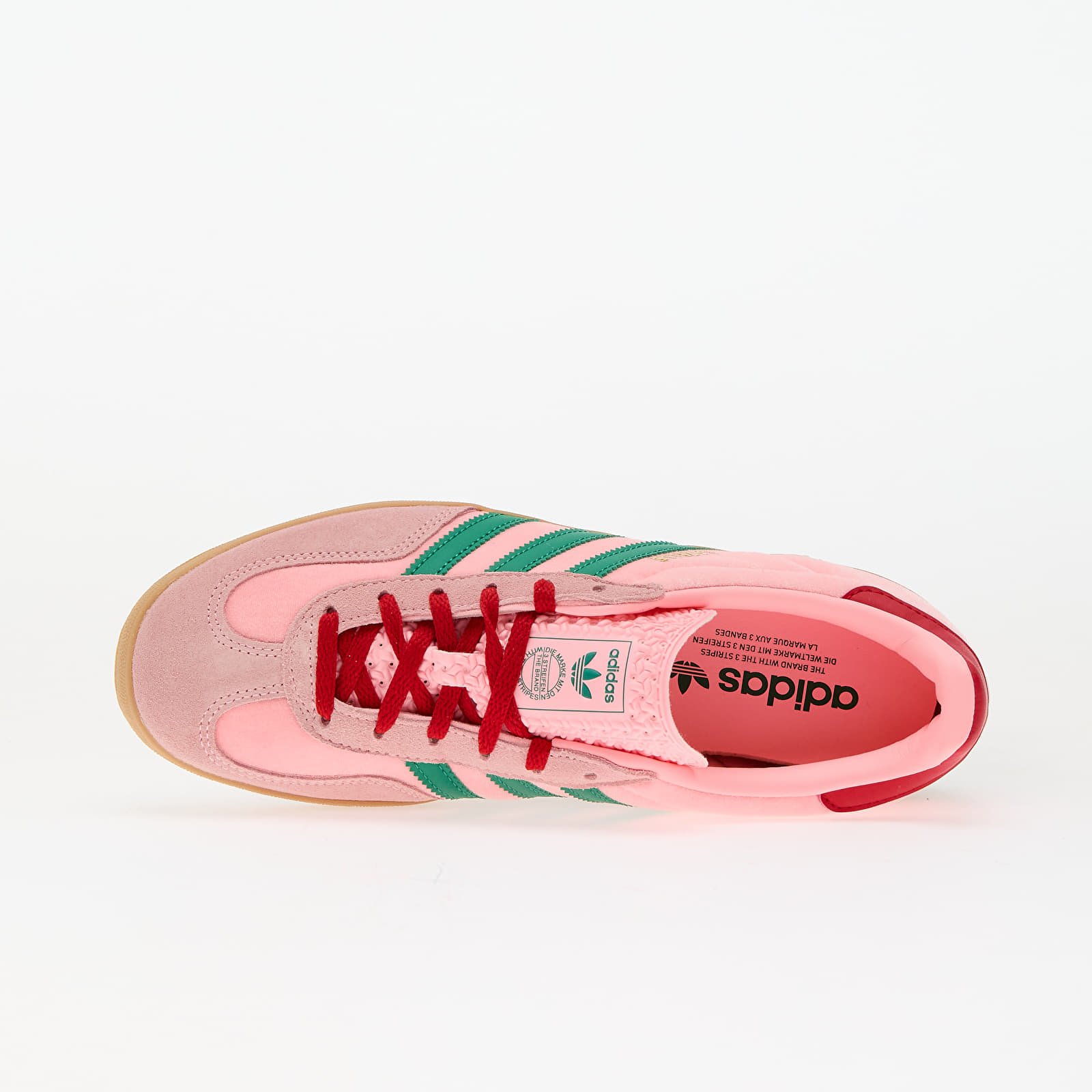 Zapatillas mujer adidas Gazelle Indoor W Court Green/ Glow Pink/ Gum 3