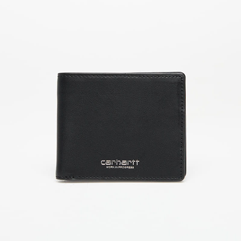 Carhartt WIP Vegas Billfold Wallet Black/ Silver