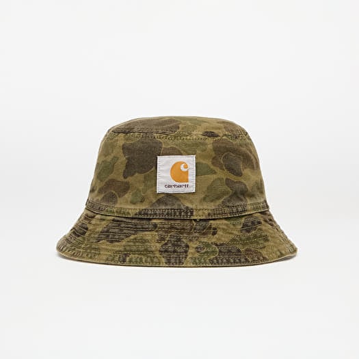 Carhartt WIP Duck Bucket Hat Camo Duck/ Green/ Office Green Garment Dyed