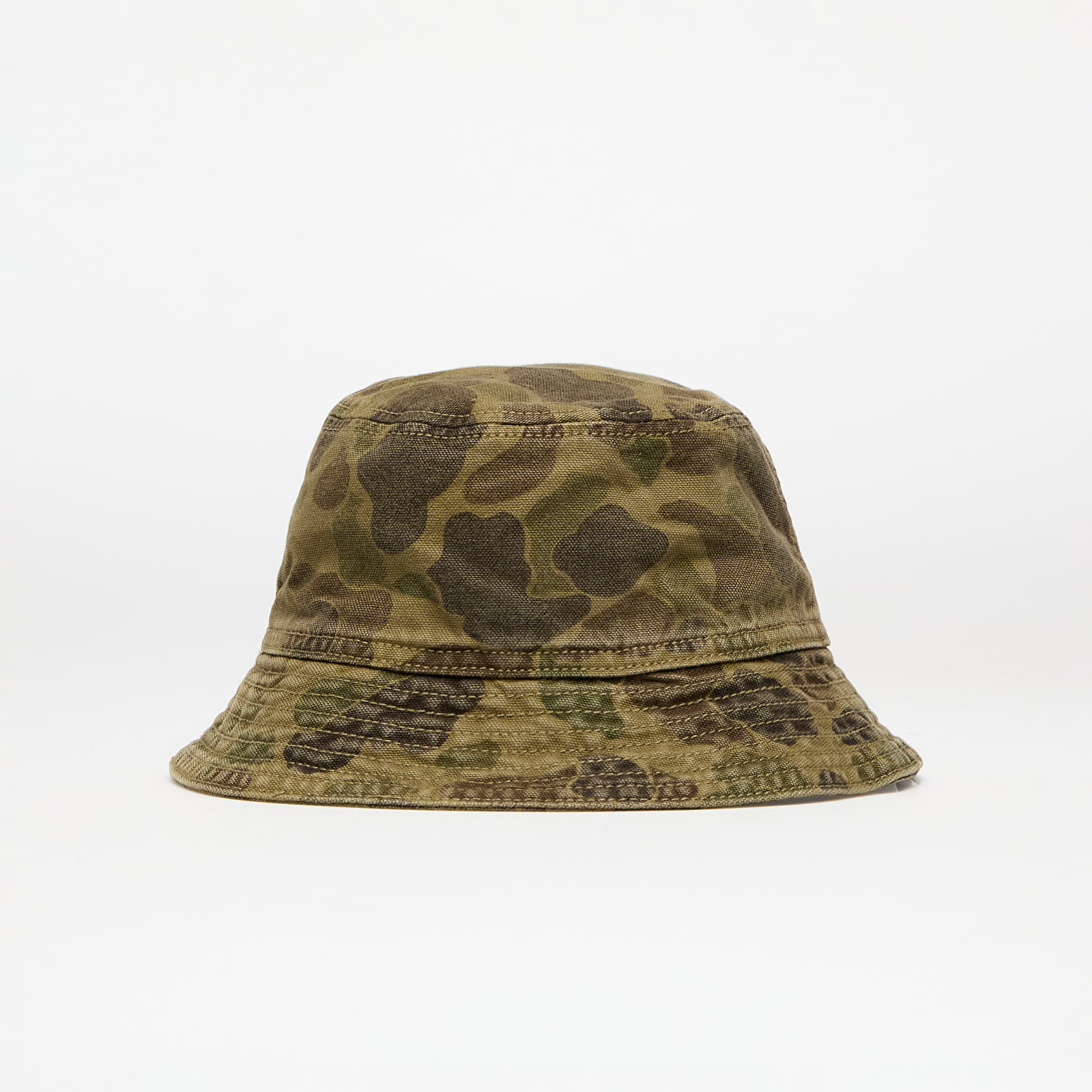 Kapelusze Carhartt WIP Duck Bucket Hat Camo Duck/ Green/ Office Green Garment Dyed