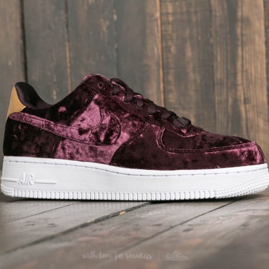 Burgundy velvet sales air force 1