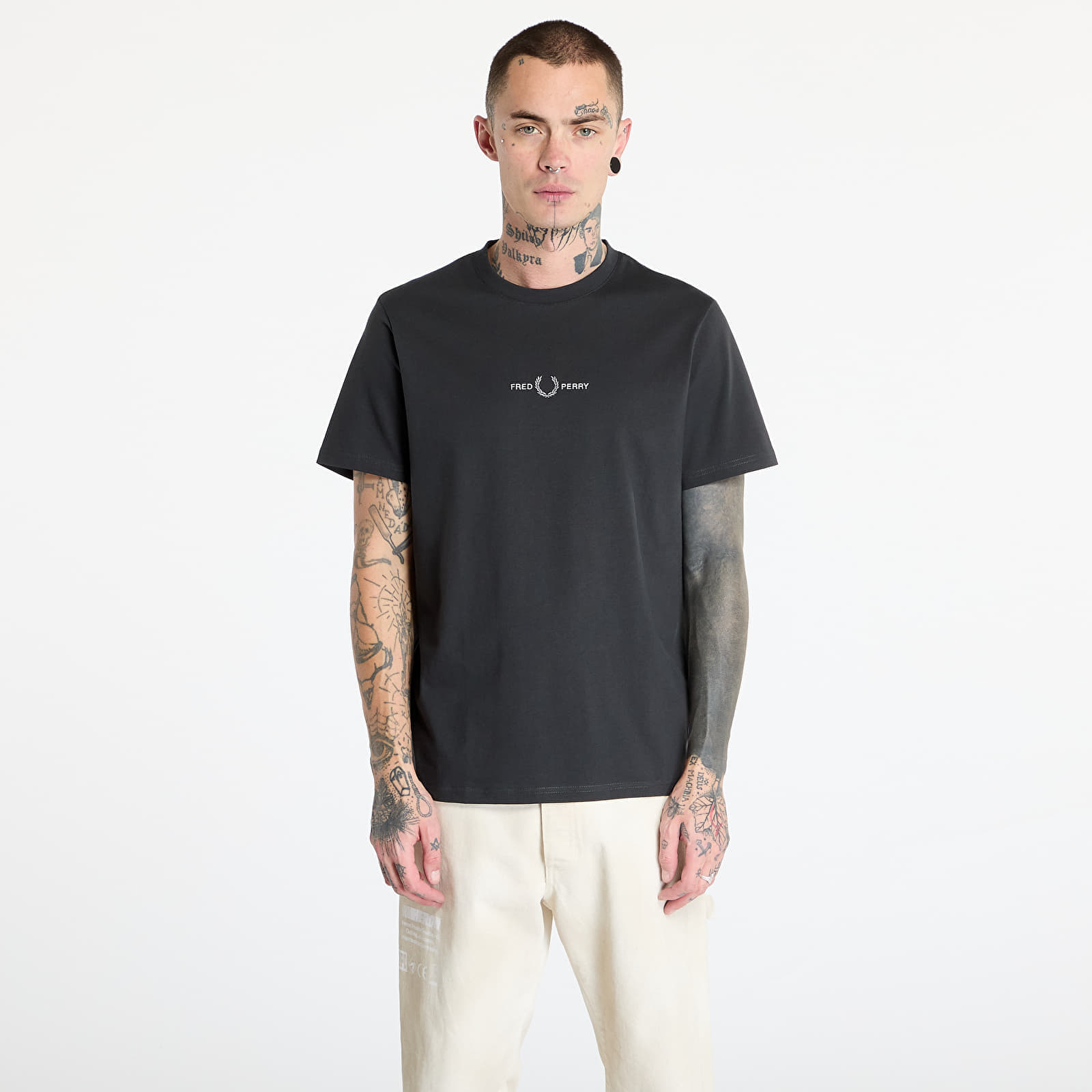 Camiseta FRED PERRY Embroidered T-Shirt Anchor Grey L