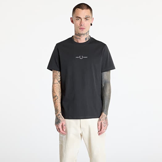 T-shirt FRED PERRY Embroidered T-Shirt Anchor Grey