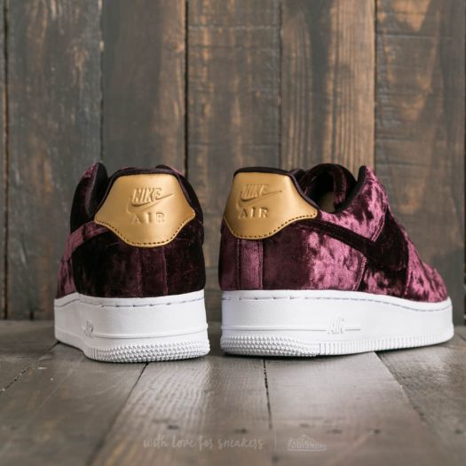 Burgundy velvet air force 1 sales