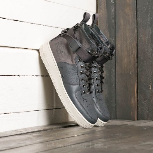 Men s shoes Nike SF Air Force 1 Mid Dark Grey Dark Grey Light Bone Footshop