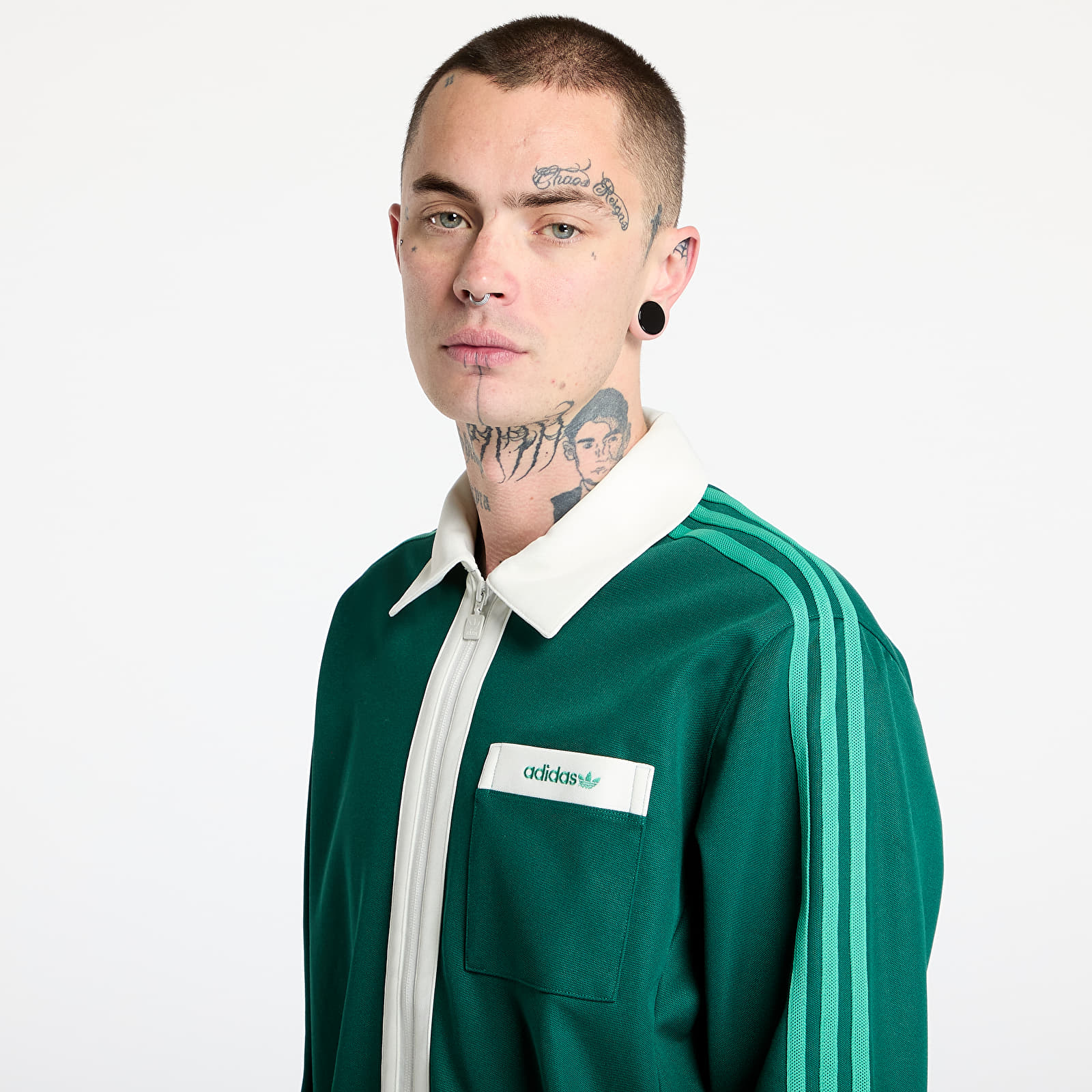 Mikiny adidas Track Top Collegiate Green