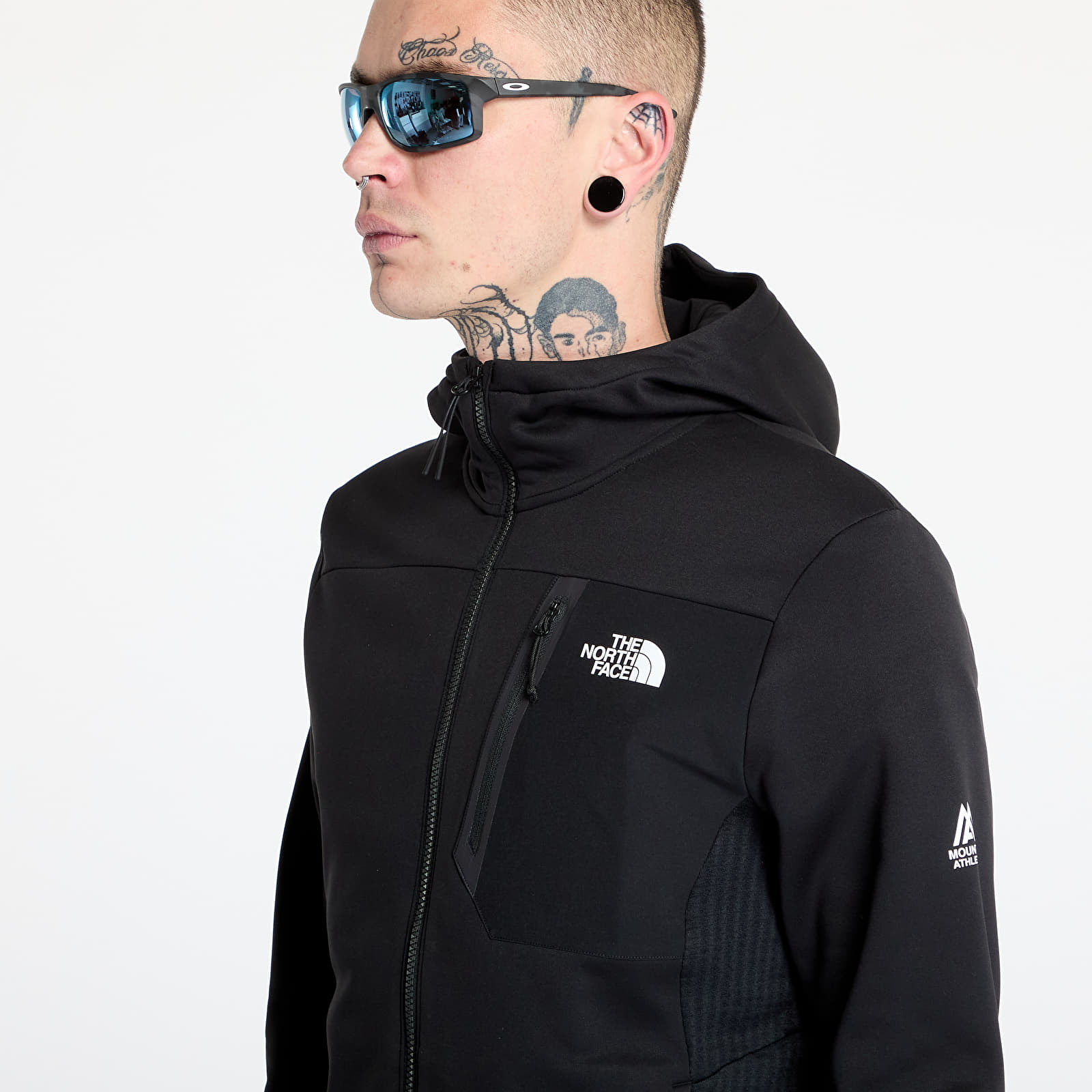 Mikiny The North Face M Mountain Athletics Full-Zip Fleece TNF Black