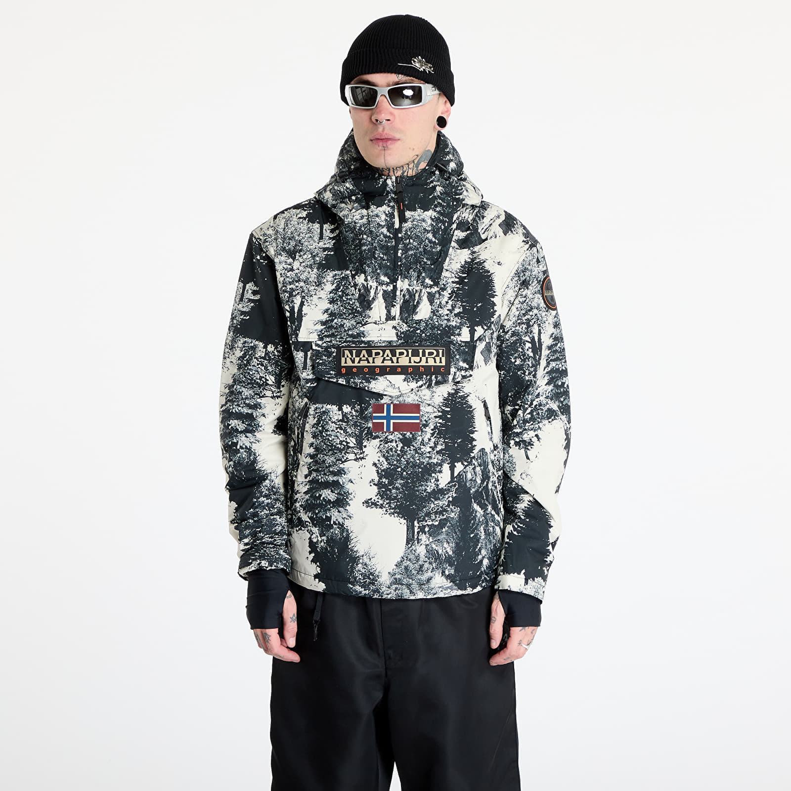 Veste Napapijri Rainforest Next Det Tr F90 Jacket Black/ White M