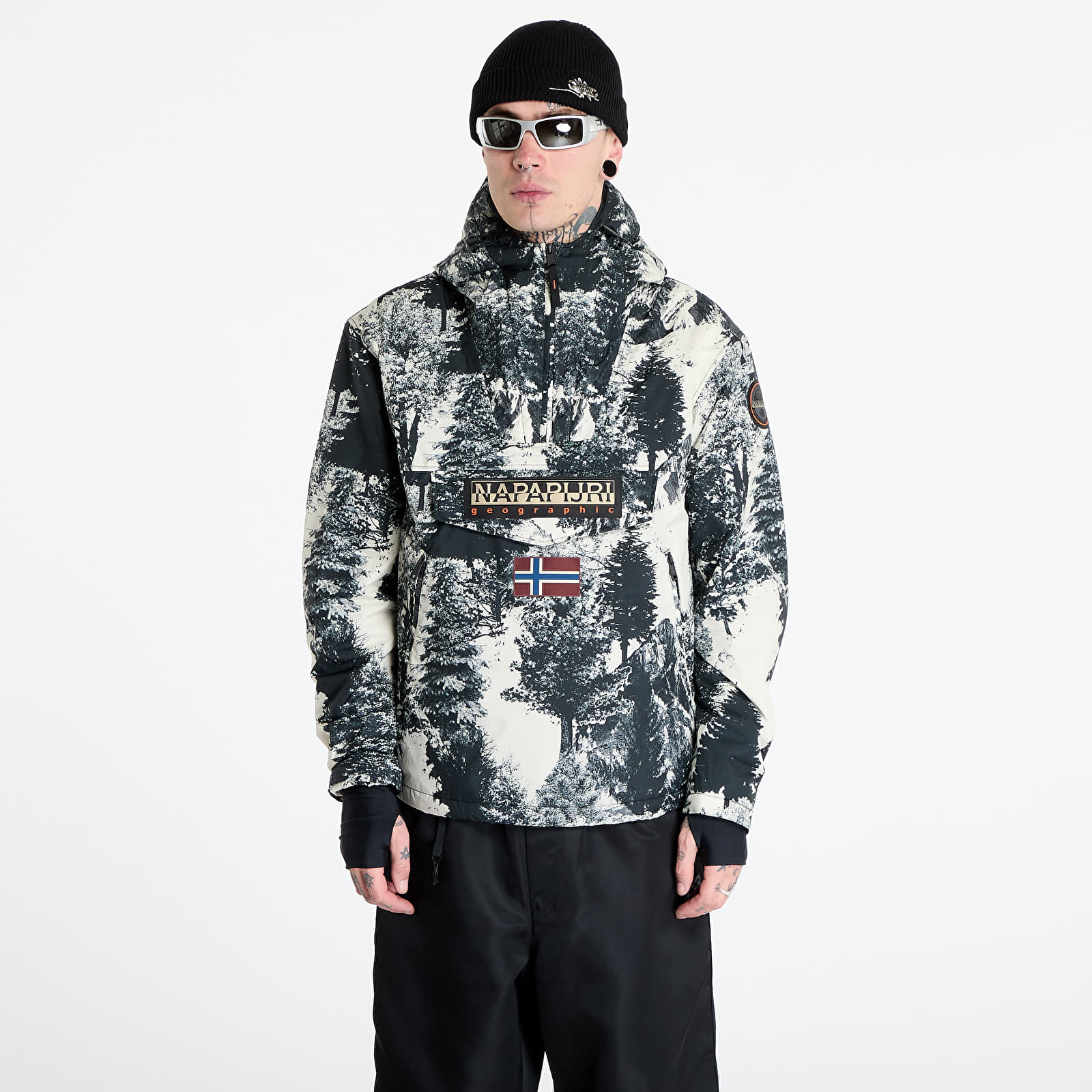 Куртки Napapijri Rainforest Next Det Tr F90 Jacket Black/ White