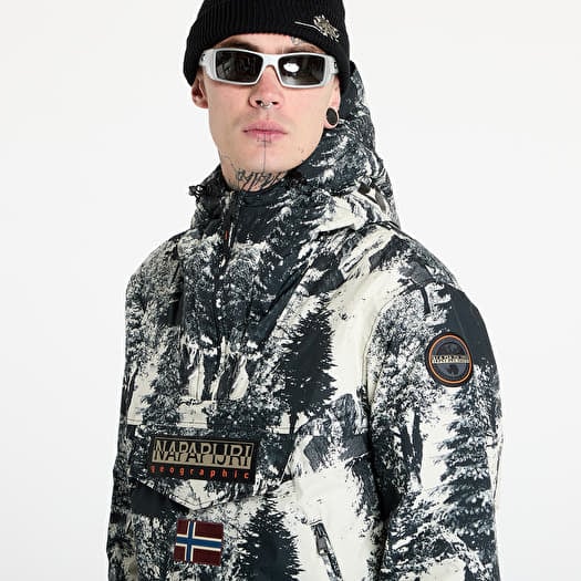 Jackets Napapijri Rainforest Next Det Tr F90 Jacket Black/ White