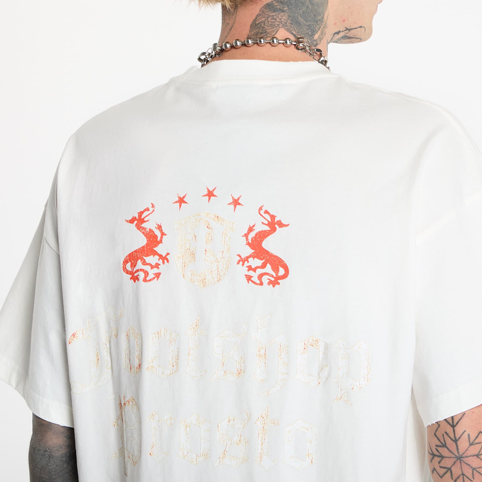 Koszulki FTSHP x PROSTO T-Shirt UNISEX Off - White Crest
