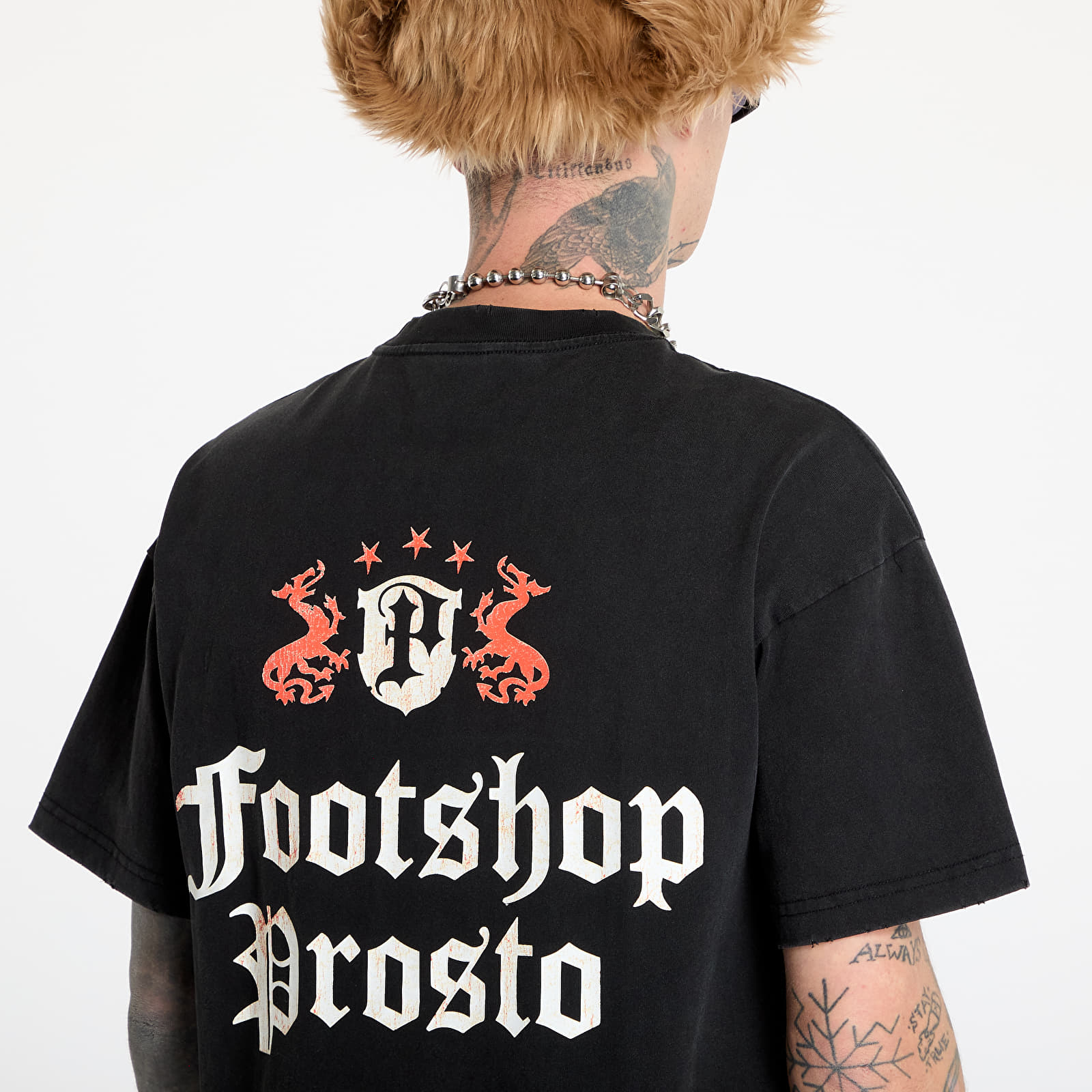 T-shirts FTSHP x PROSTO T-Shirt UNISEX Black Crest