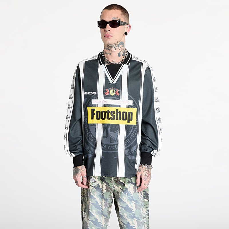 Dres FTSHP x PROSTO Longsleeve Jersey UNISEX B&W Stripes