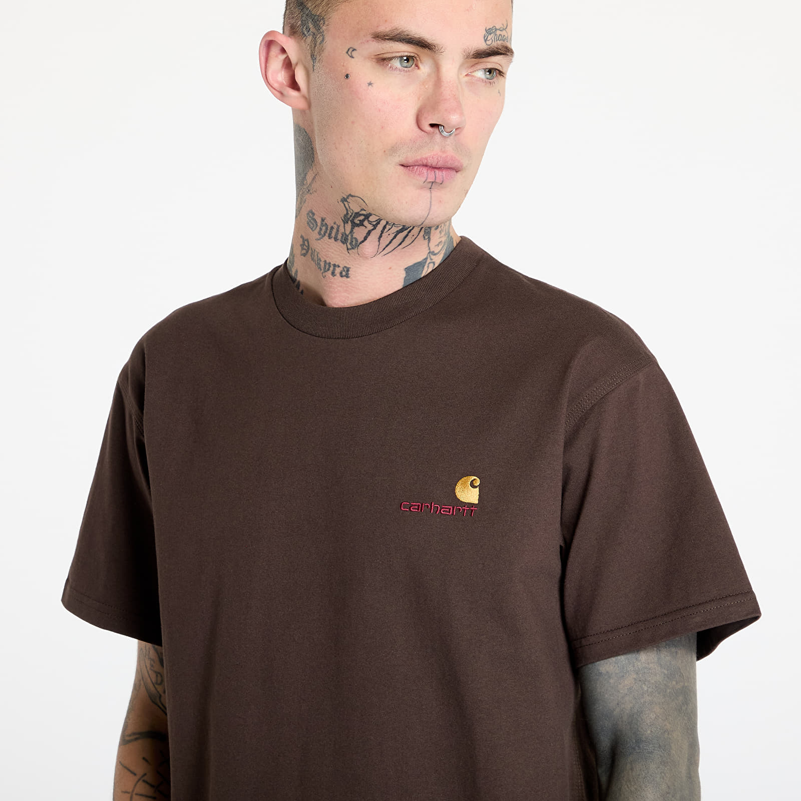 Majice T-shirt Carhartt WIP Short Sleeve American Script T-Shirt UNISEX Buckeye