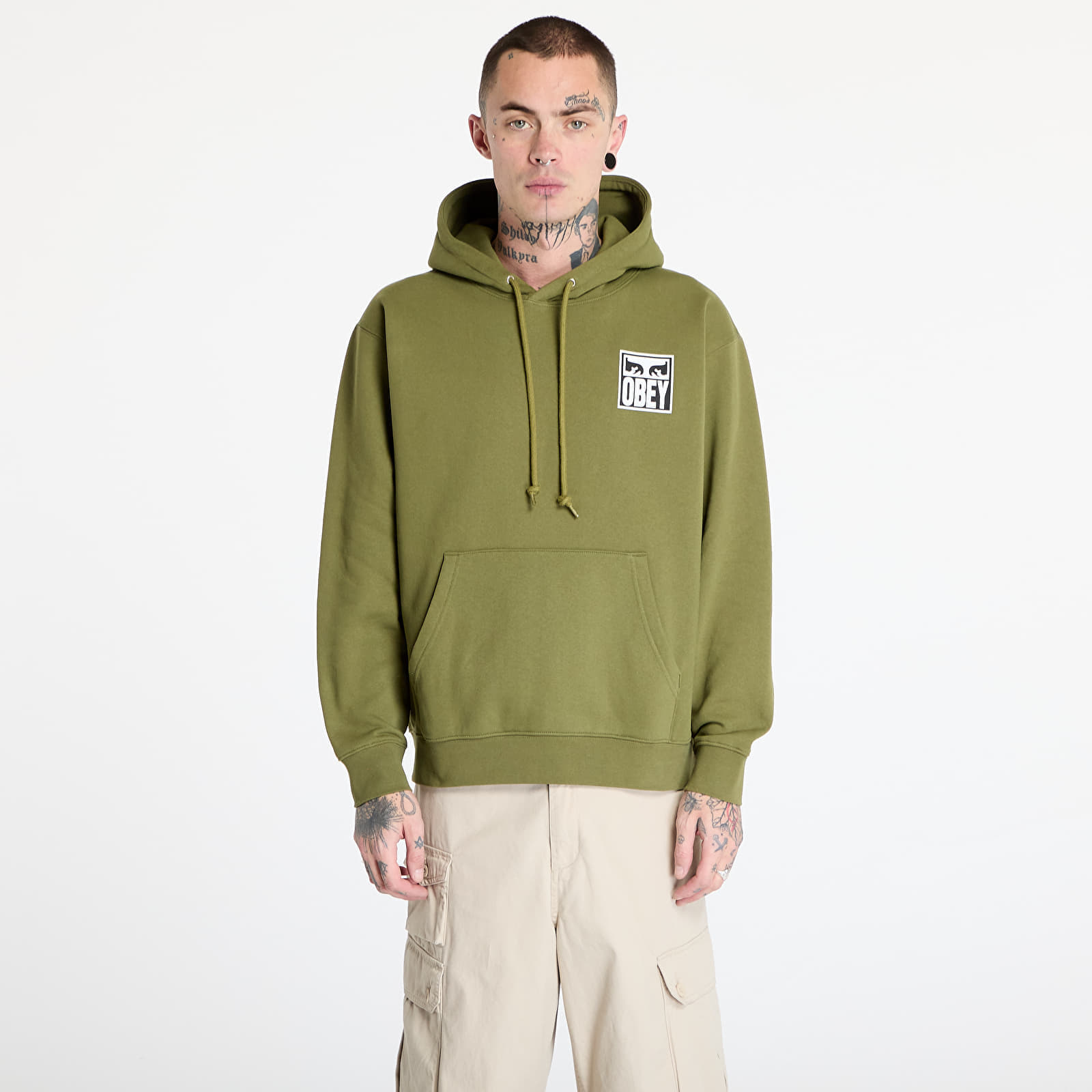 Bluza OBEY Obey Eyes Icon Hoodie Moss Green M