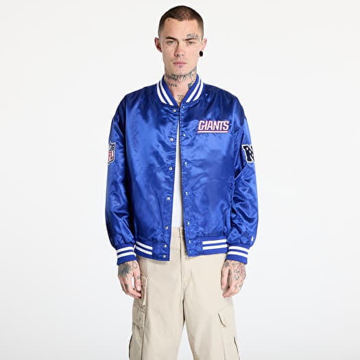 Bomber New Era New York Giants NFL Satin Bomber Jacket UNISEX Calming Blue/ White