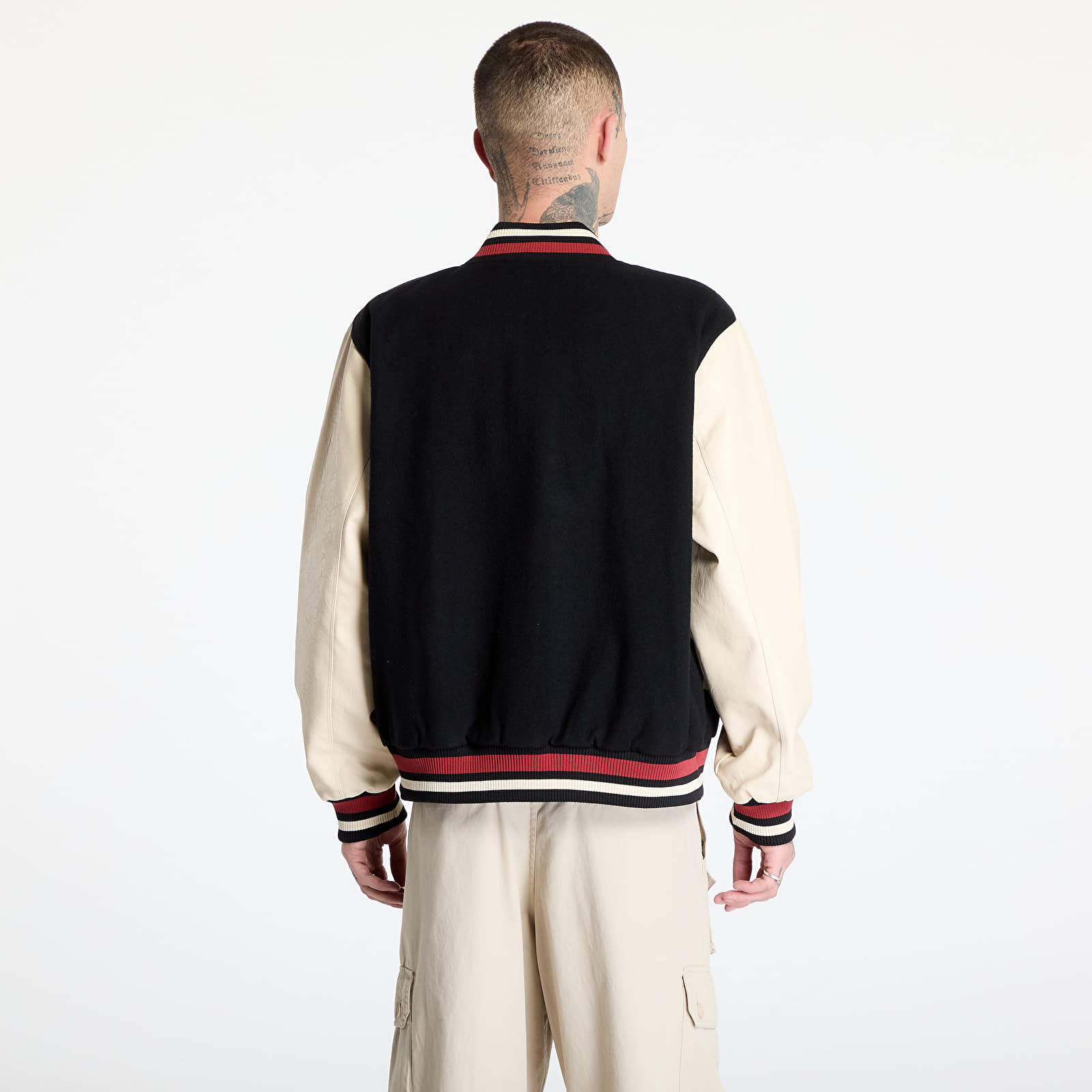 Bomber Jackets New Era Chicago Bulls NBA Lifestyle Varsity Jacket UNISEX Black