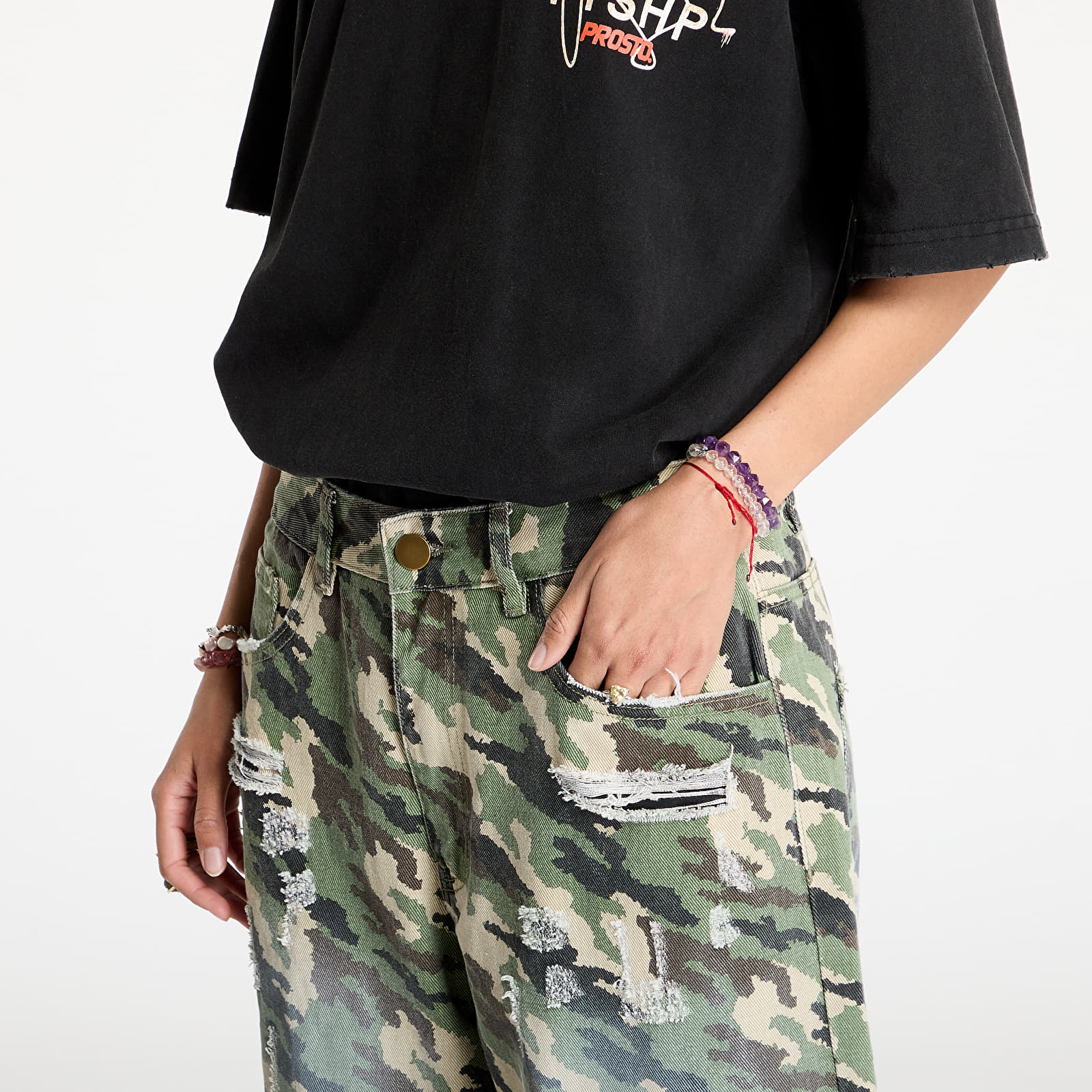 Hosen und Jeans FTSHP x PROSTO Cargo Pants UNISEX Camo