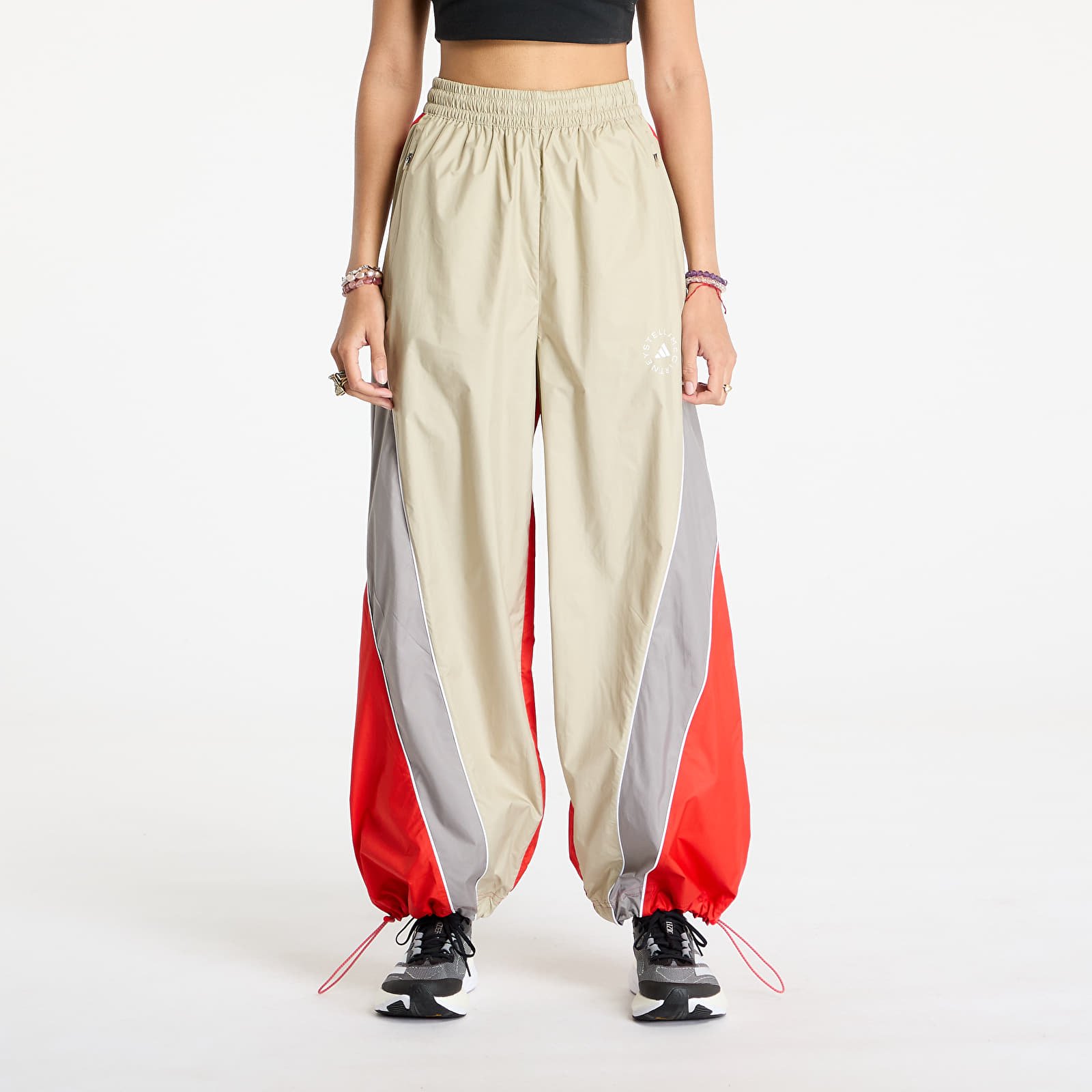 Pantalons femme adidas By Stella Mccartney Trackpant Desert Sand-Smc/ Active Red