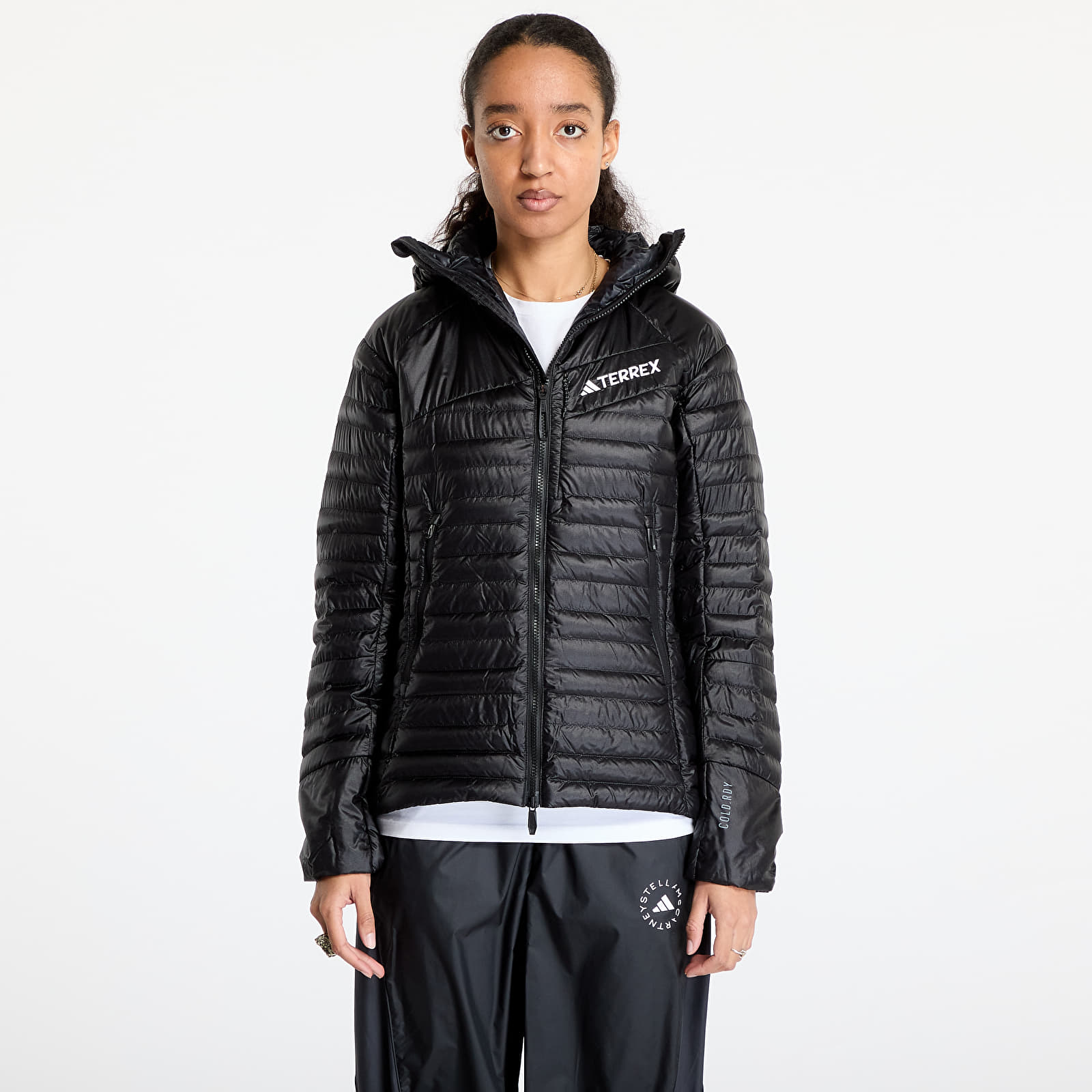 Bundy adidas Terrex Techrock Down Hooded Jacket Black