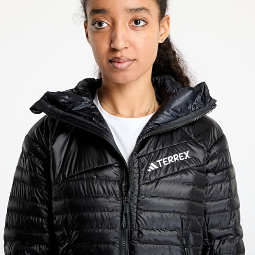 Jackets adidas Terrex Techrock Down Hooded Jacket Black | Footshop