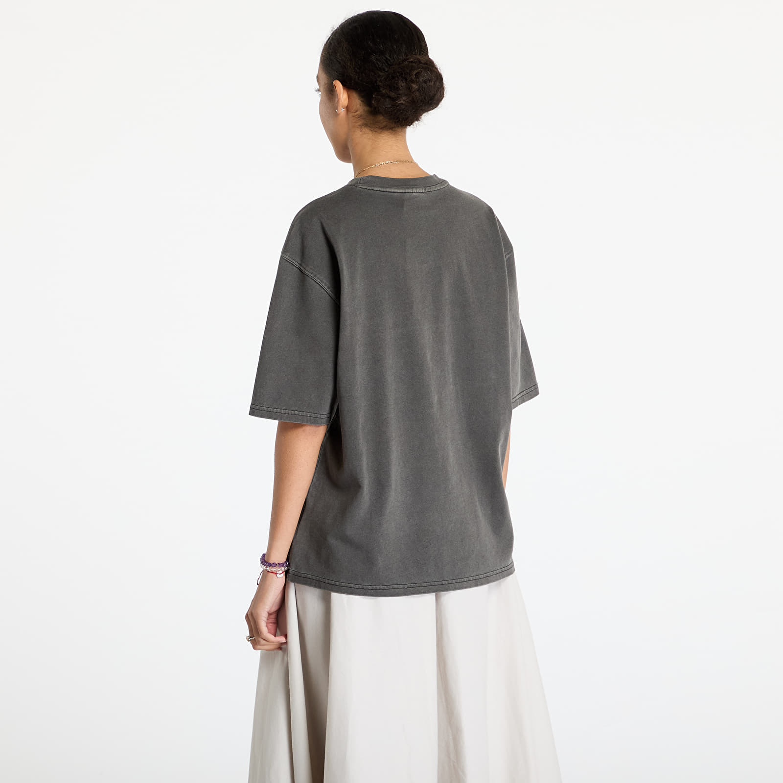 Női pólók  adidas Washed Oversized T-Shirt Black