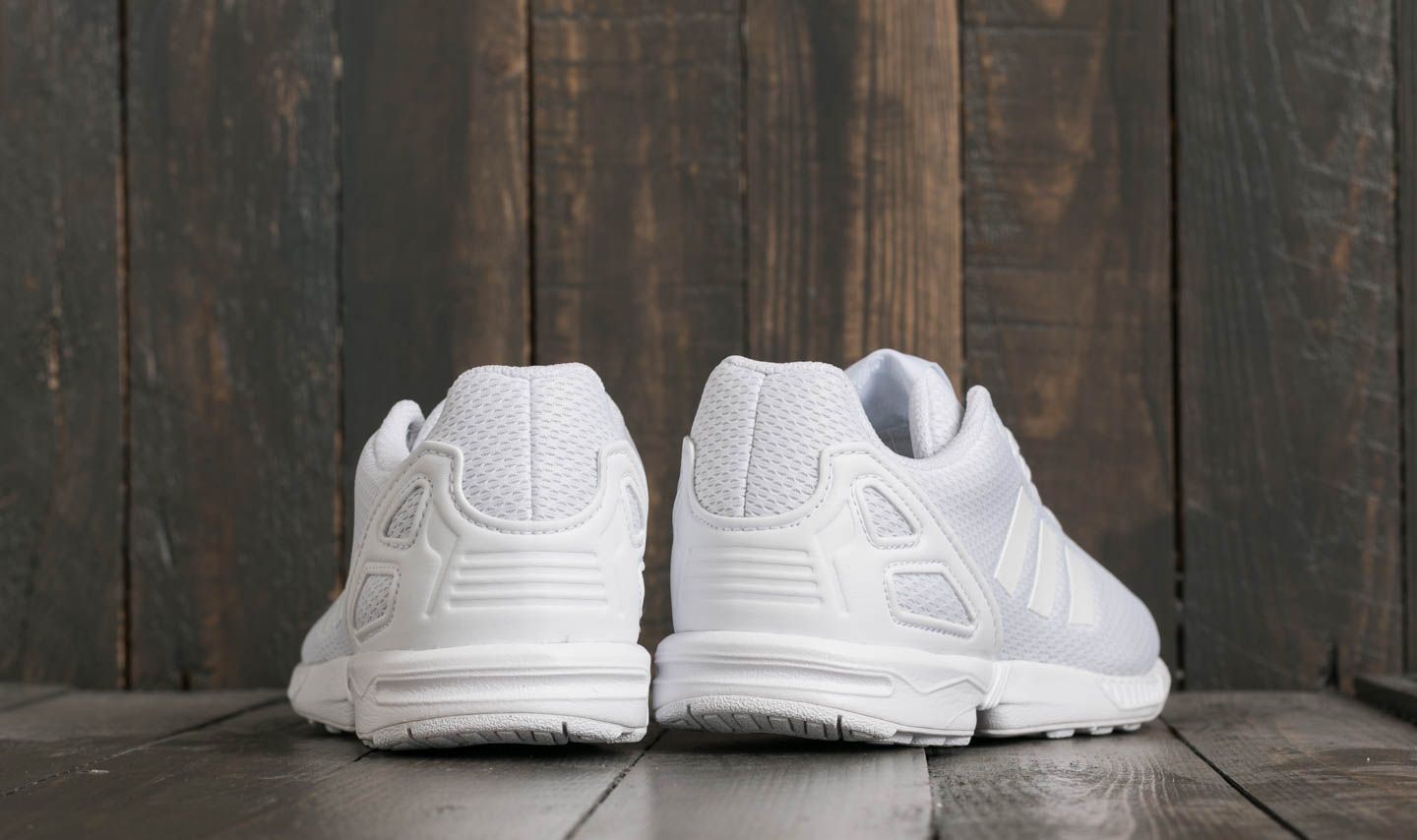 Adidas zx sale flux triple white