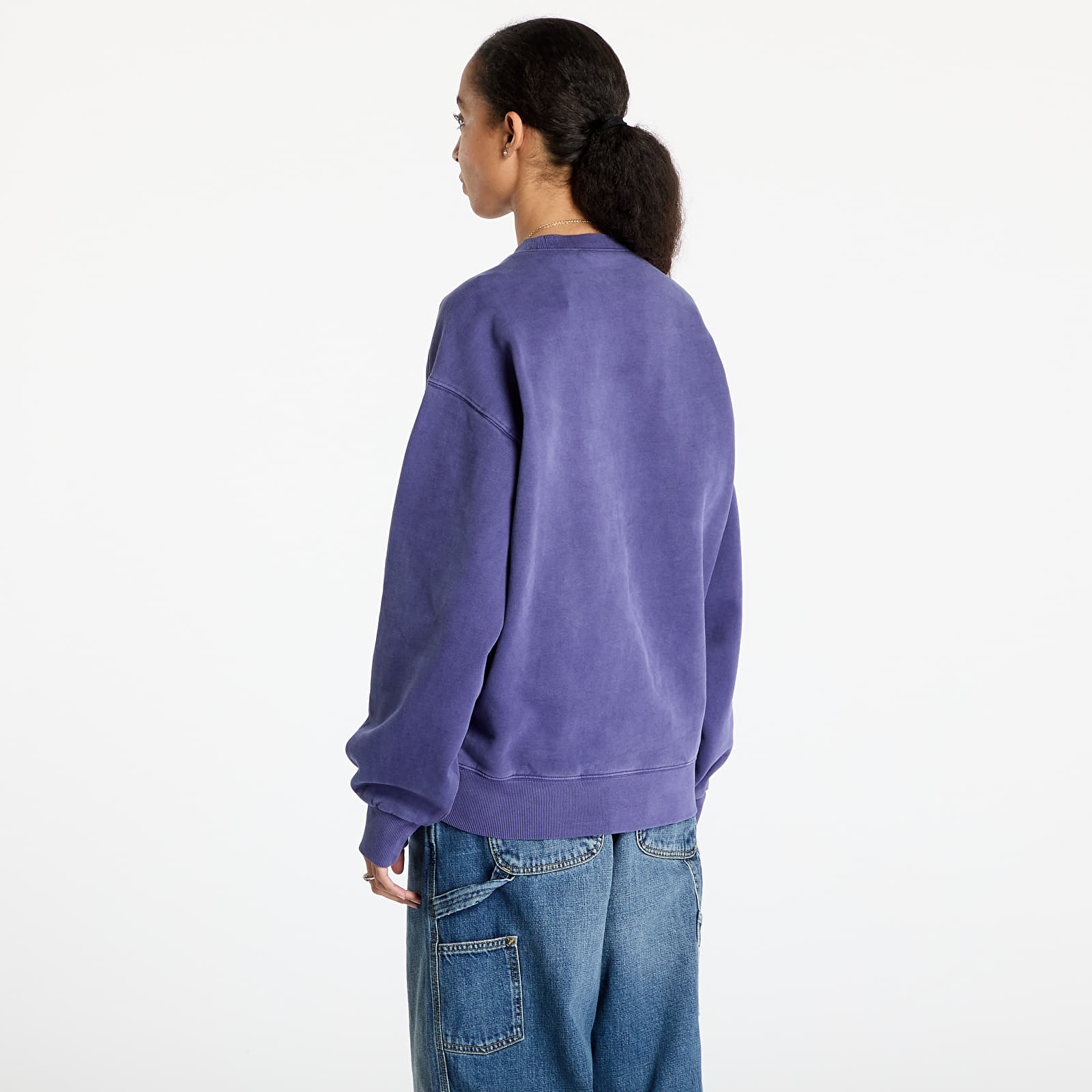 Mikiny Carhartt WIP Vista Sweatshirt UNISEX Aura Garment Dyed