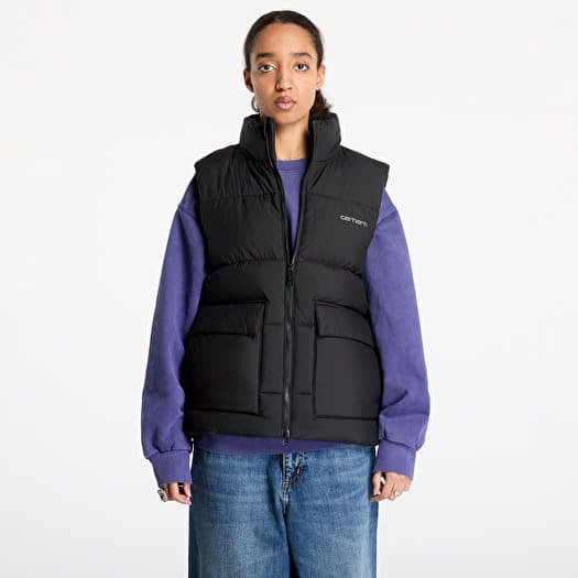 Vestă Carhartt WIP Springfield Vest UNISEX Black/ Misty Grey
