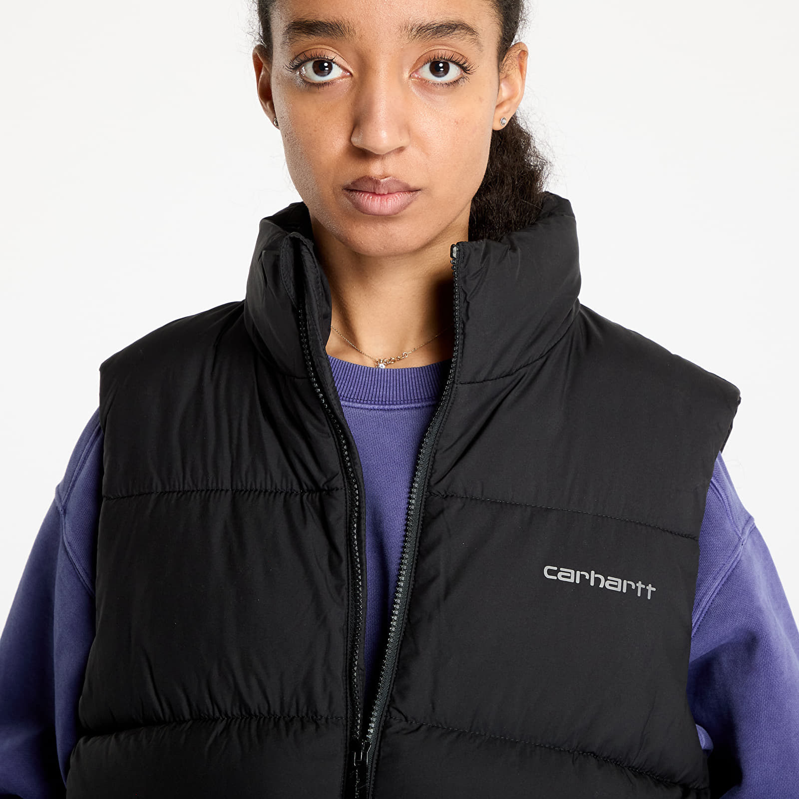 Vestes Carhartt WIP Springfield Vest UNISEX Black/ Misty Grey