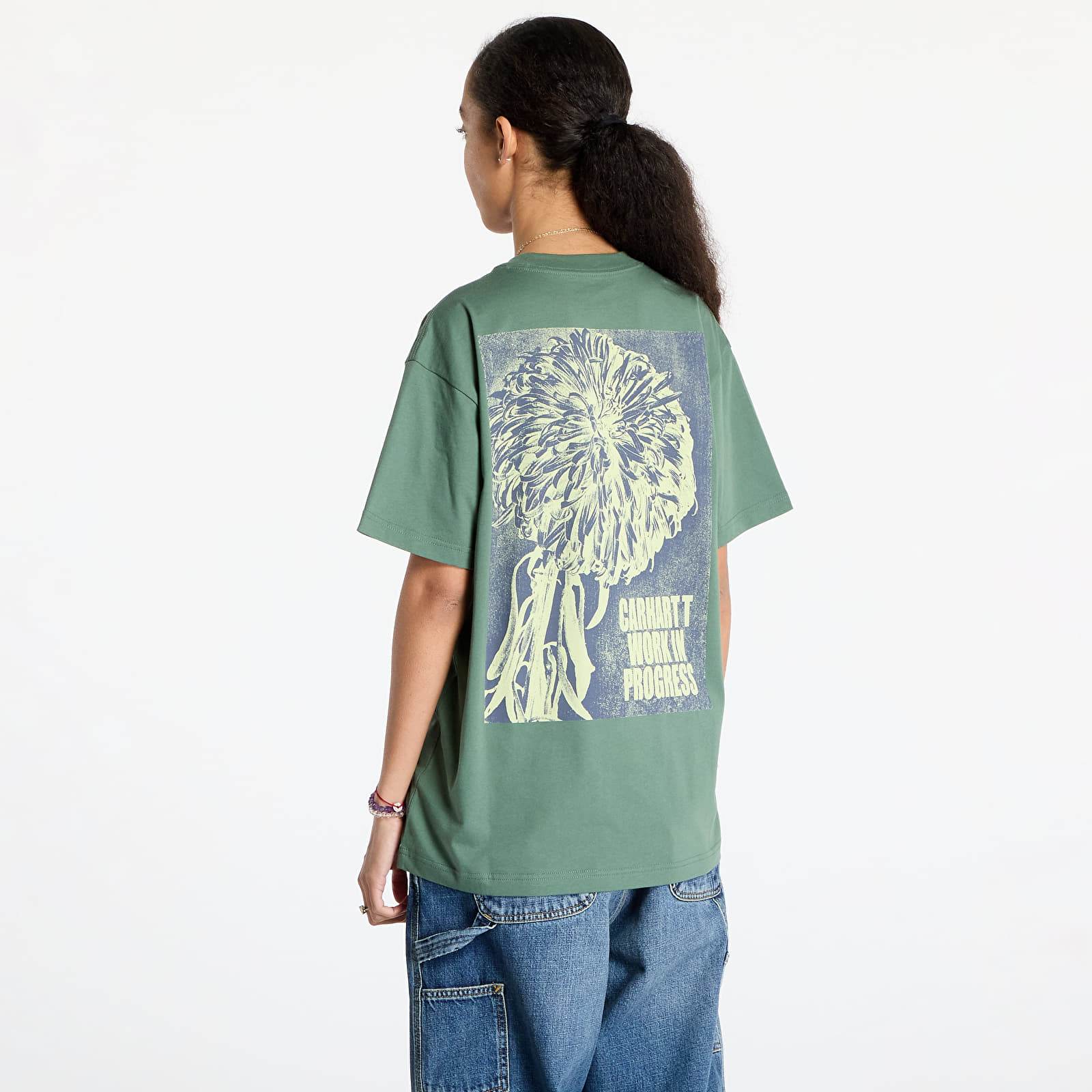 T-shirts  Carhartt WIP Short Sleeve Chrysanthemum T-Shirt UNISEX Duck Green