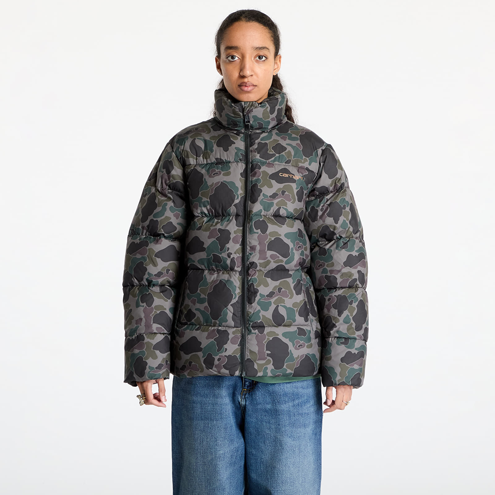 Puffer jackets Carhartt WIP Springfield Jacket UNISEX Camo Duck/ Grey/ Hamilton Brown