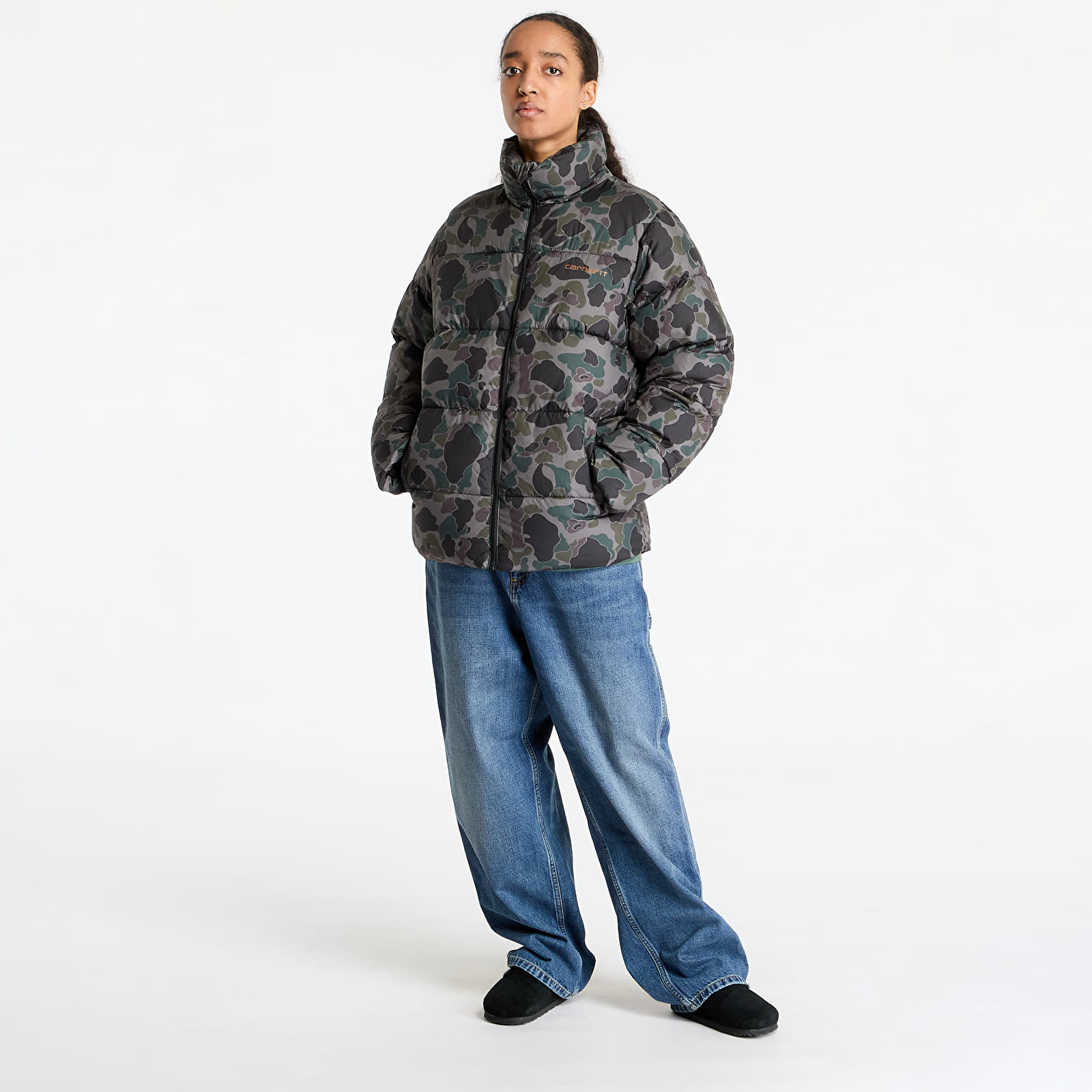 Puffer jackets Carhartt WIP Springfield Jacket UNISEX Camo Duck/ Grey/ Hamilton Brown