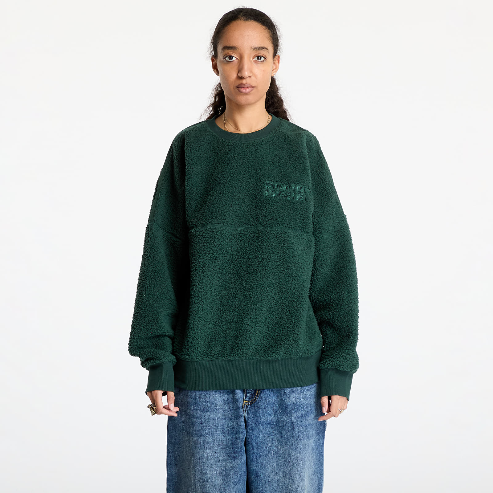 Mikiny Carhartt WIP Coordinate Sweat UNISEX Sycamore Tree/ Green
