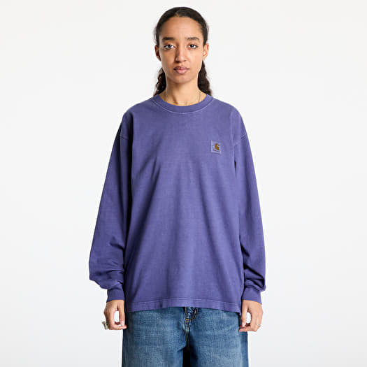 適切な価格 Men's T-shirts Carhartt WIP L/S Vista T-Shirt UNISEX Aura トップス