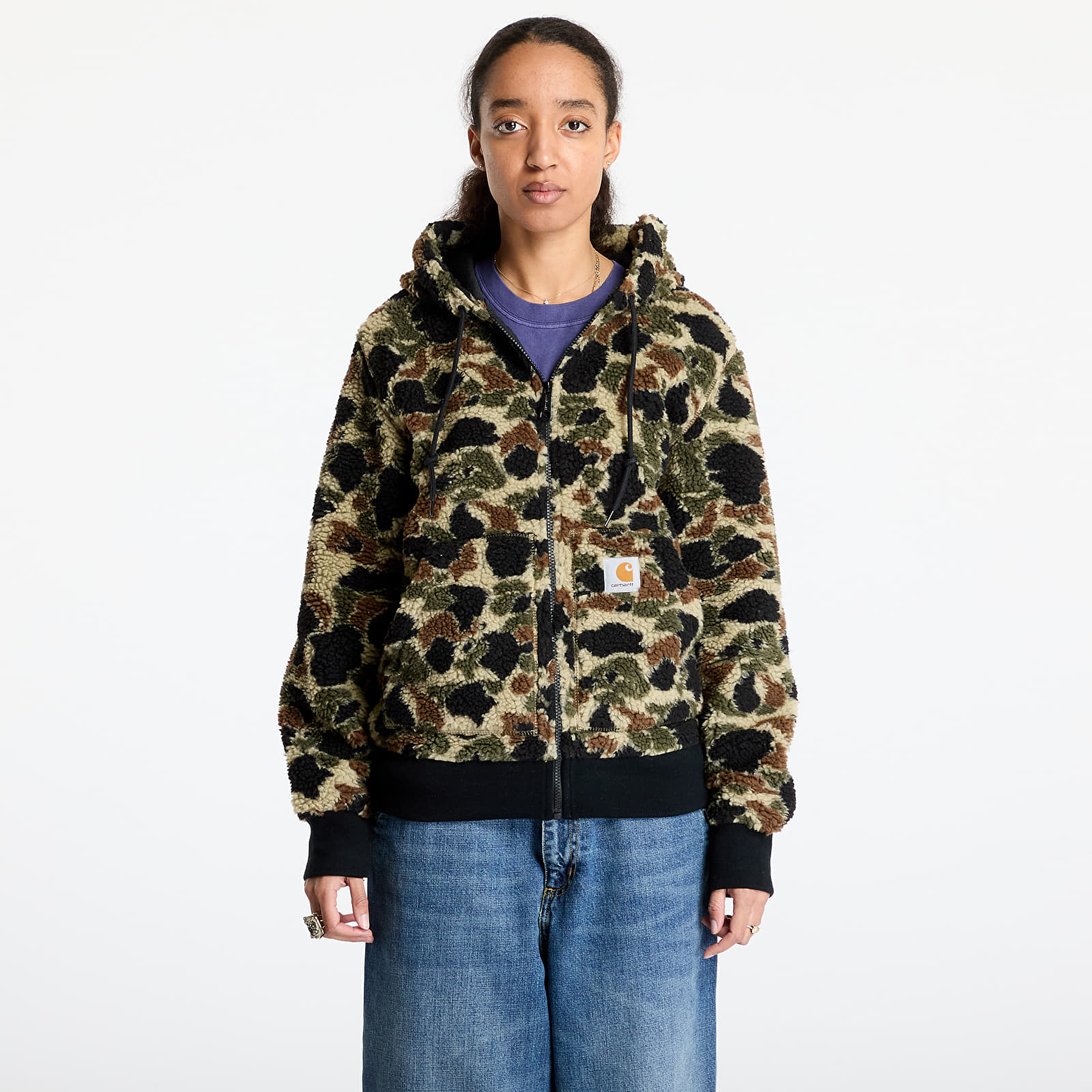 Vesty Carhartt WIP OG Active Liner UNISEX Camo Duck Jacquard/ Green