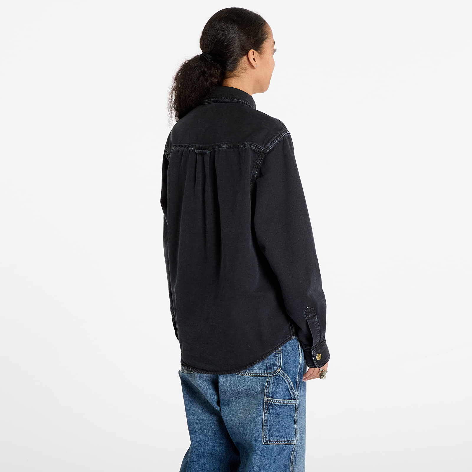Ingek Carhartt WIP Conro Shirt Jacket UNISEX Black Stone Dyed