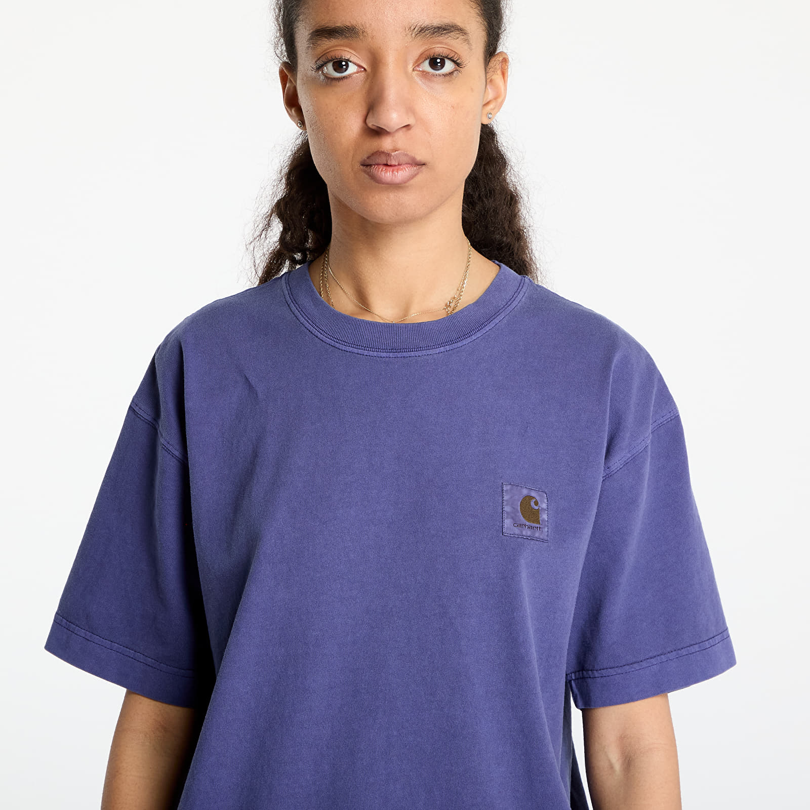 Trička Carhartt WIP Short Sleeve Vista T-Shirt UNISEX Aura Garment Dyed