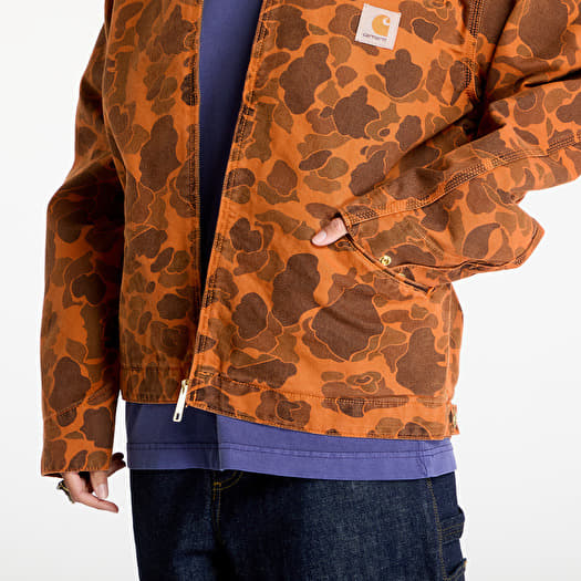 Carhartt WIP Duck Detroit Jacket UNISEX Camo Duck/ Green/ Turmeric