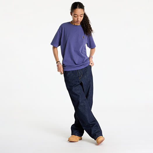 Jeans Carhartt WIP W' Brandon Single Knee Pant Blue Rinsed Jeans Carhartt WIP W' Brandon Single Knee Pant Blue Rinsed