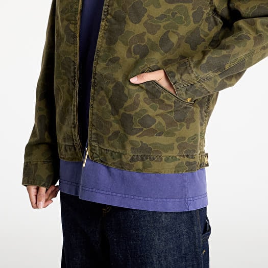 ジャケット・アウター Carhartt Detroit Jacket Duck Green Camo Carhartt WIP Duck Detroit Jacket, Camo Duck, Green