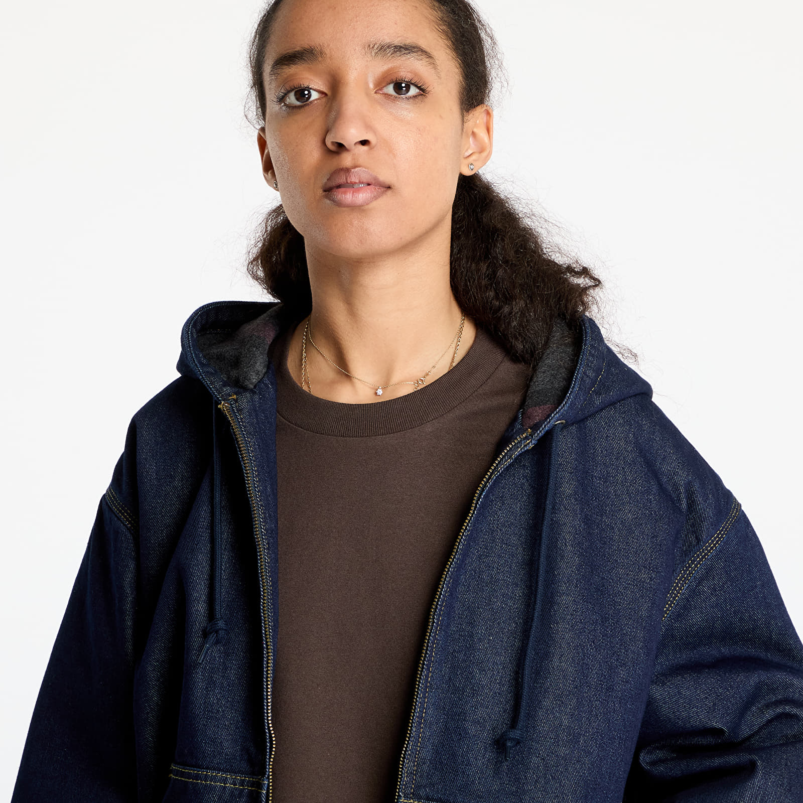 Pánske bundy Carhartt WIP OG Active Jacket UNISEX Square Label Blue