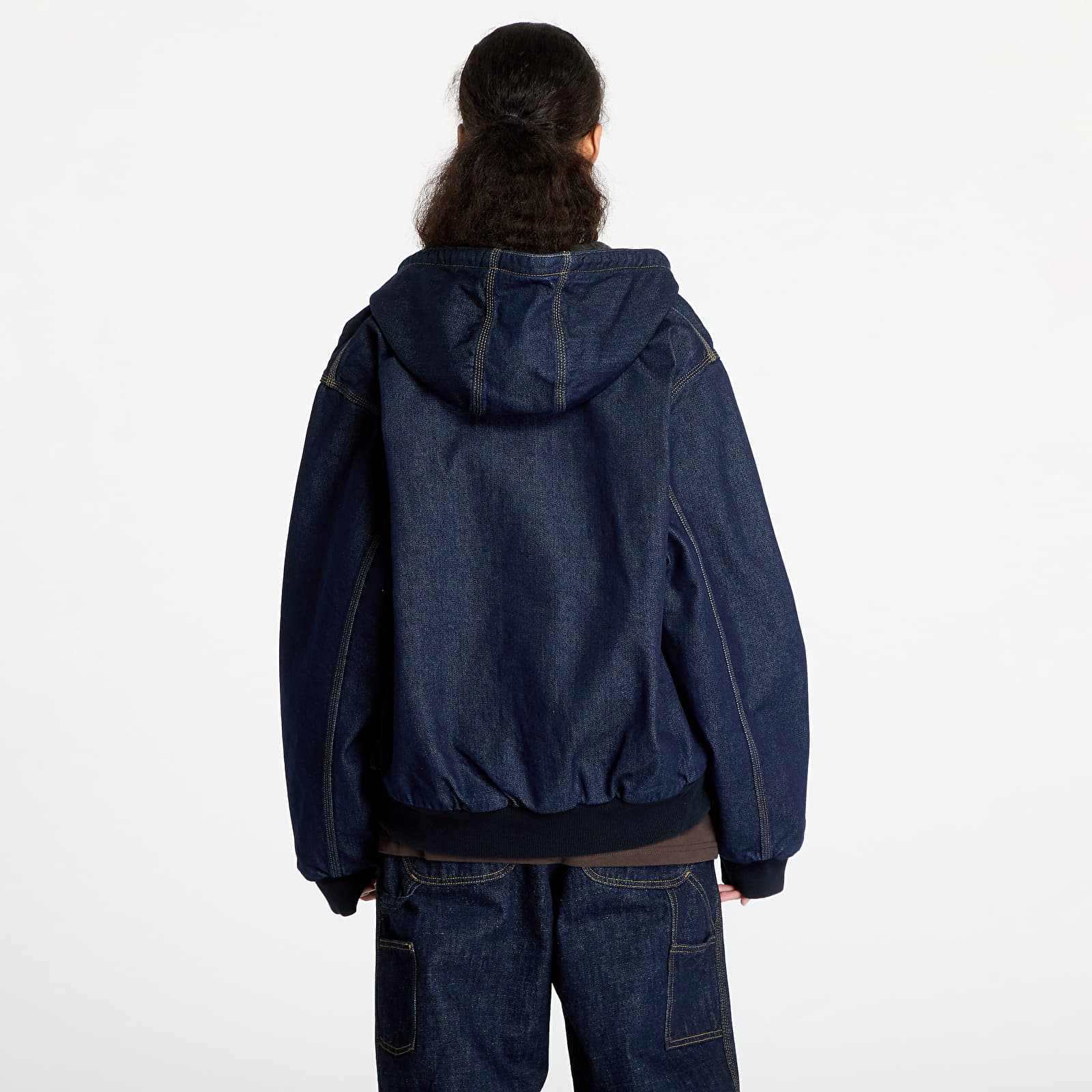 Pánske bundy Carhartt WIP OG Active Jacket UNISEX Square Label Blue