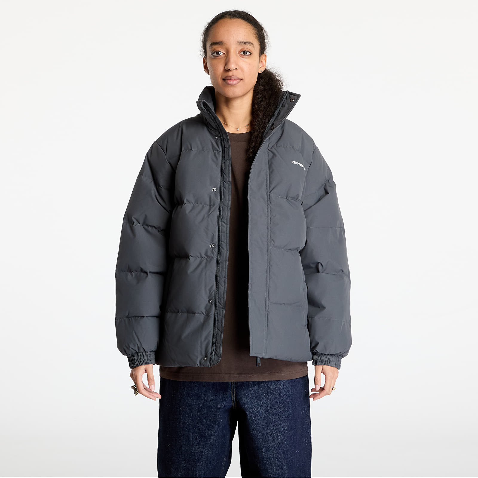 Jacken Carhartt WIP Danville Jacket UNISEX Graphite/ White
